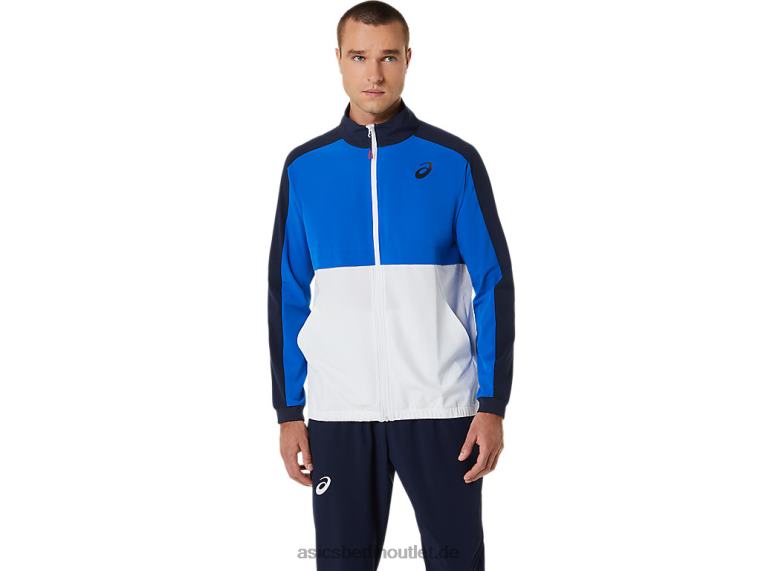 Herren-Matchjacket BL4N533Asics Thunfischblau/Mitternacht