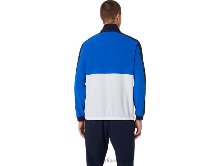 Herren-Matchjacket BL4N533Asics Thunfischblau/Mitternacht