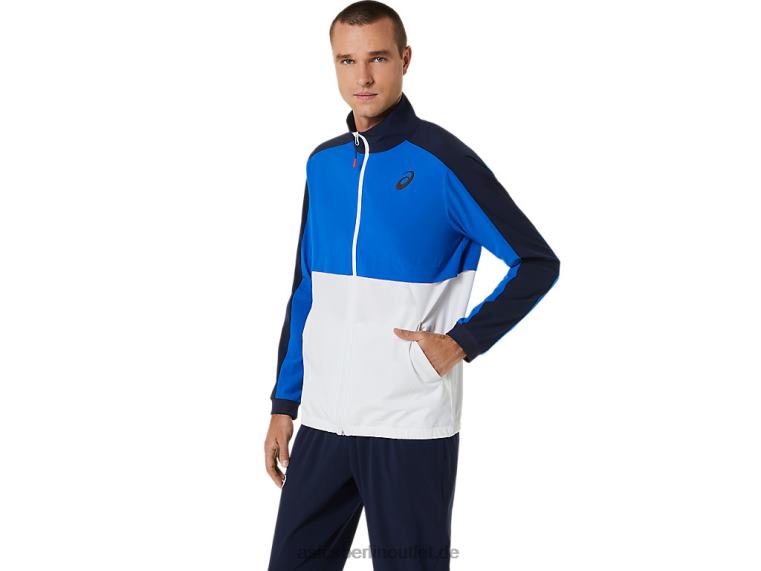 Herren-Matchjacket BL4N533Asics Thunfischblau/Mitternacht