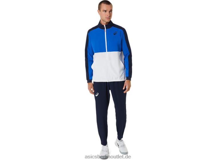 Herren-Matchjacket BL4N533Asics Thunfischblau/Mitternacht