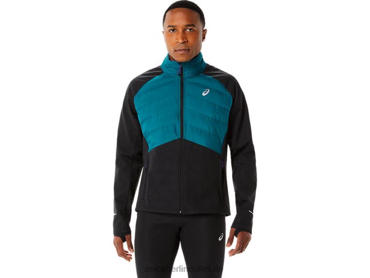 Herren-Winterlaufjacke BL4N849Asics Samtkiefer/Schwarzheide
