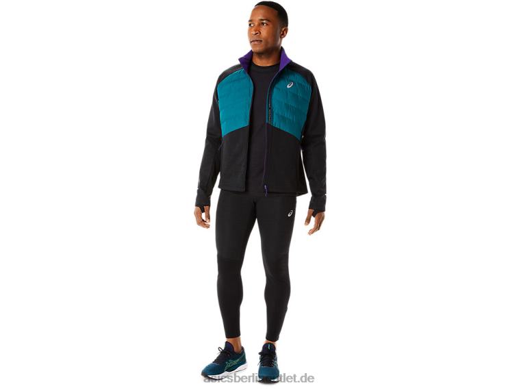 Herren-Winterlaufjacke BL4N849Asics Samtkiefer/Schwarzheide