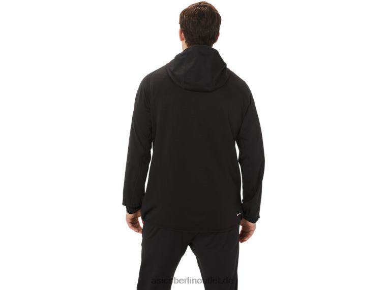 Herrenjacke aus gebürstetem Jacquard-Strick von Actibreeze BL4N755Asics Leistung schwarz