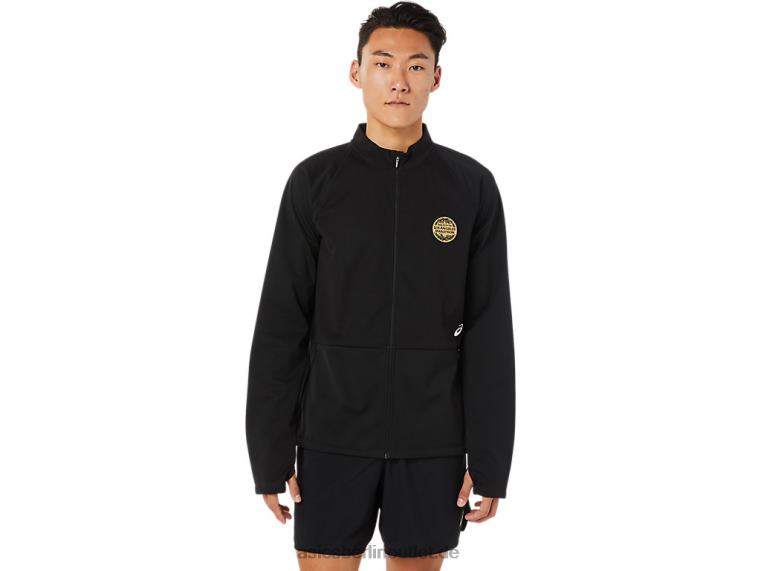 Lammjacke für Herren BL4N1624Asics Leistung schwarz