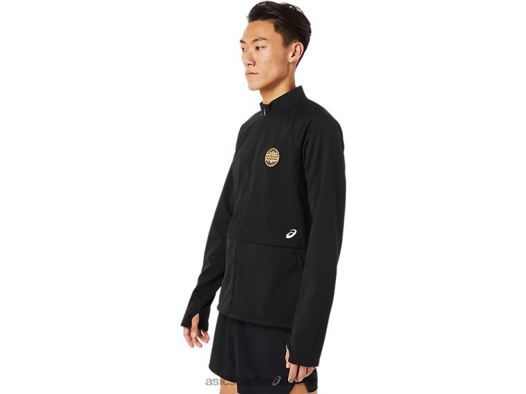 Lammjacke für Herren BL4N1624Asics Leistung schwarz