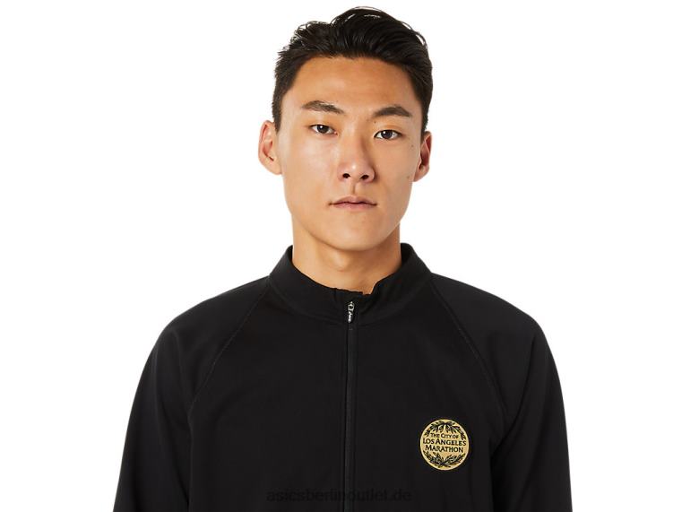 Lammjacke für Herren BL4N1624Asics Leistung schwarz