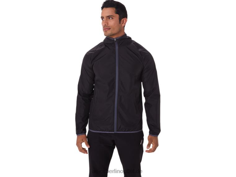 Packbare Herrenjacke BL4N1793Asics Leistung schwarz
