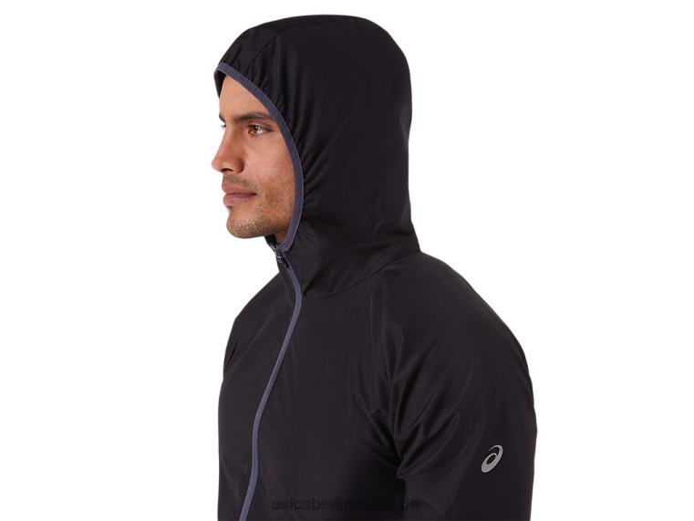 Packbare Herrenjacke BL4N1793Asics Leistung schwarz
