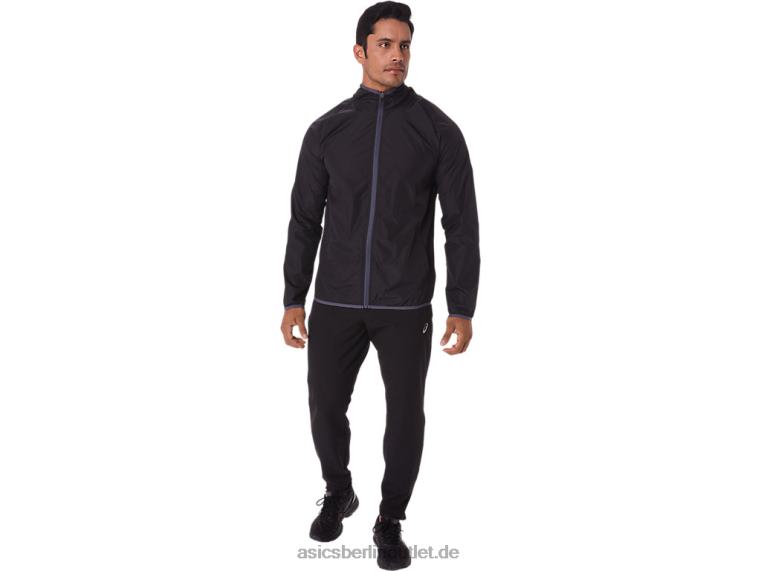 Packbare Herrenjacke BL4N1793Asics Leistung schwarz
