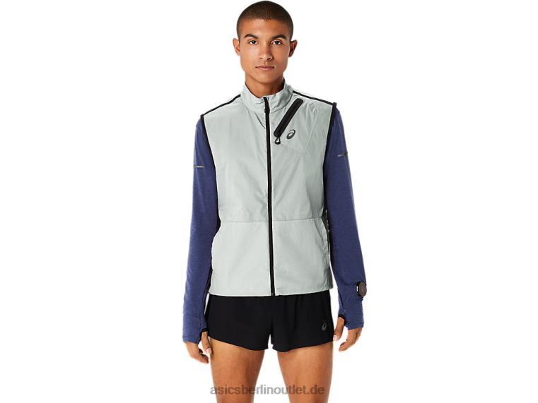Packbare Metarun-Weste für Herren BL4N527Asics leichter Salbei