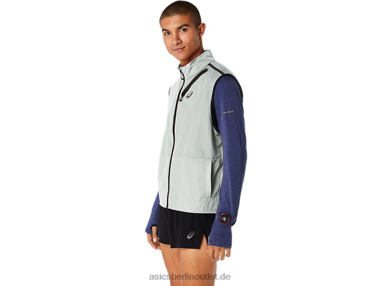 Packbare Metarun-Weste für Herren BL4N527Asics leichter Salbei
