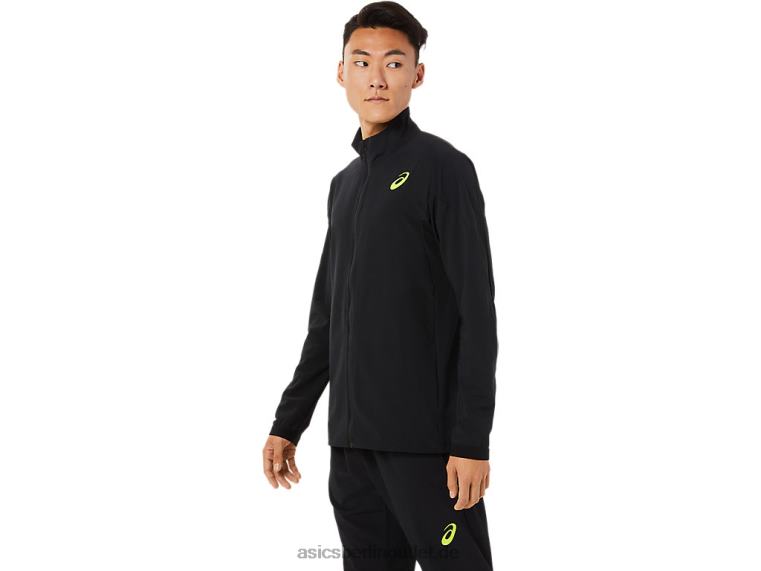 Stretch-Webjacke für Herren BL4N1450Asics Leistung schwarz