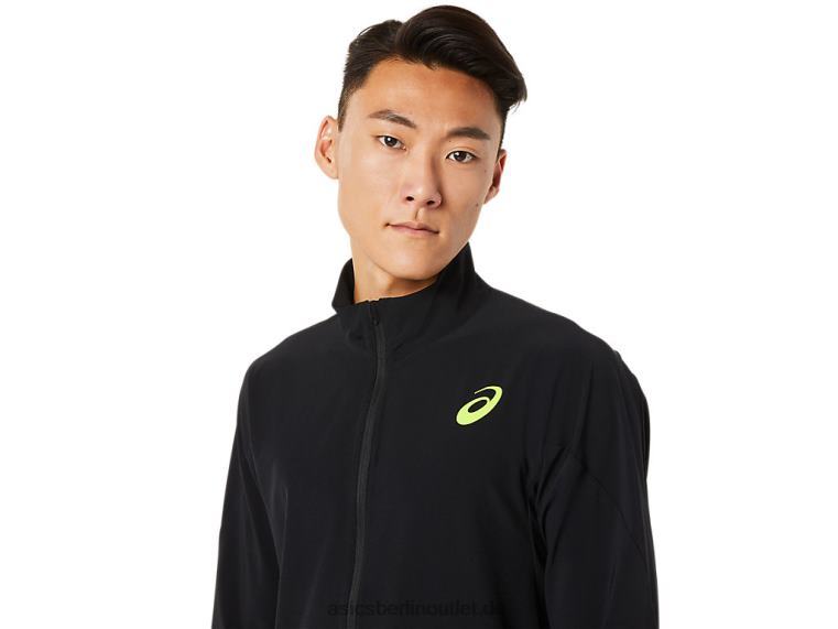 Stretch-Webjacke für Herren BL4N1450Asics Leistung schwarz
