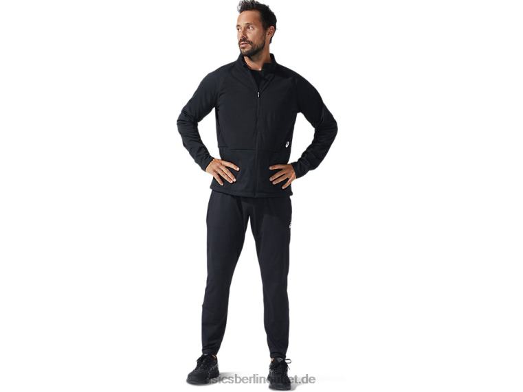 Thermostorm-Jacke mit durchgehendem Reißverschluss für Herren BL4N1644Asics Leistung schwarz
