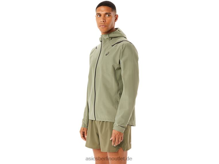 Wasserdichte Beschleunigungsjacke 2.0 für Herren BL4N1103Asics Flechtengrün