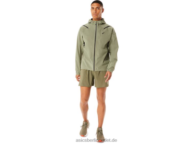 Wasserdichte Beschleunigungsjacke 2.0 für Herren BL4N1103Asics Flechtengrün