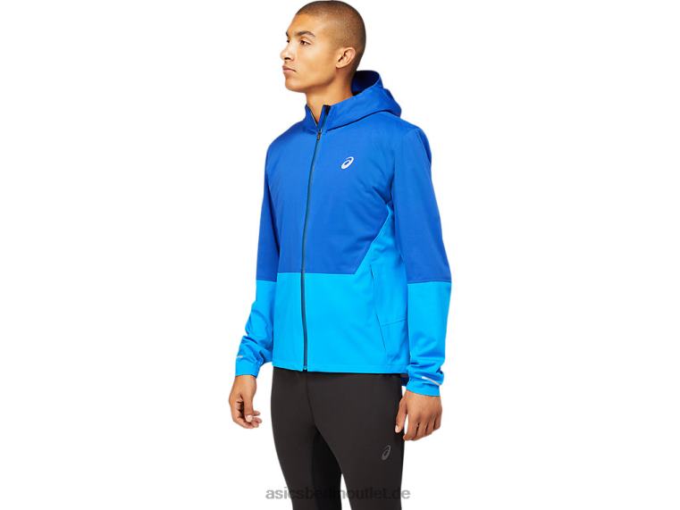 Winter-Accelerator-Jacke für Herren BL4N1615Asics Monacoblau/Elektroblau