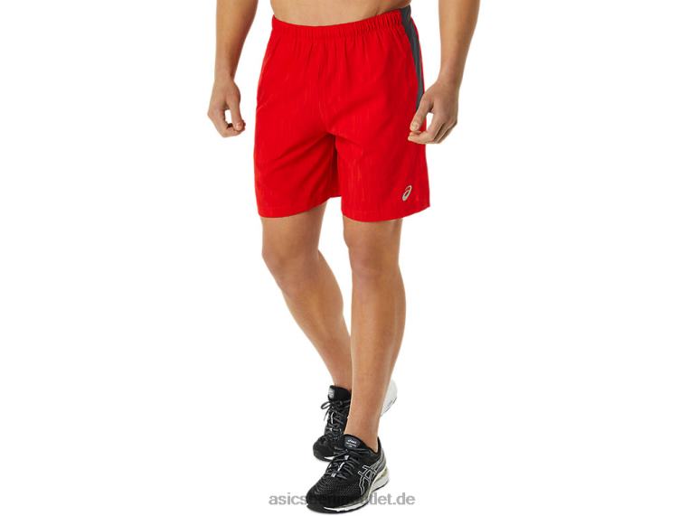 7-Zoll-Pr-Lyte-Shorts für Herren BL4N1364Asics feuerroter Druck/Träger grau