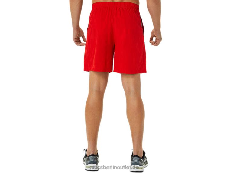 7-Zoll-Pr-Lyte-Shorts für Herren BL4N1364Asics feuerroter Druck/Träger grau