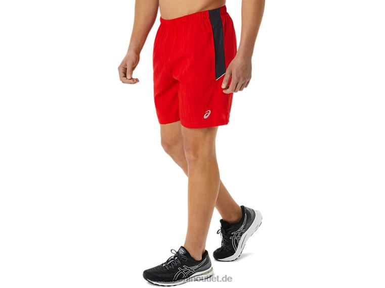 7-Zoll-Pr-Lyte-Shorts für Herren BL4N1364Asics feuerroter Druck/Träger grau