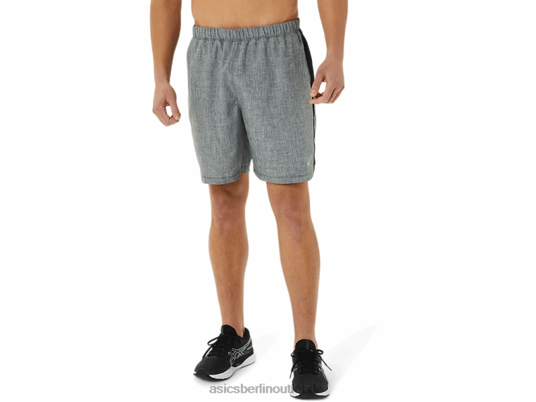 7-Zoll-Shorts für Herren, fertig eingestellt BL4N918Asics dunkelgrau meliert/schwarz