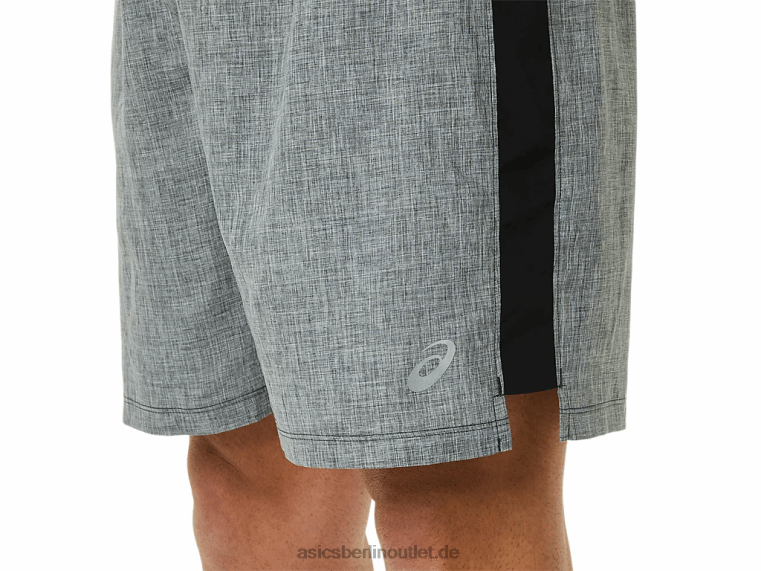 7-Zoll-Shorts für Herren, fertig eingestellt BL4N918Asics dunkelgrau meliert/schwarz