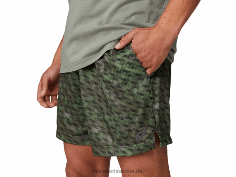 7-Zoll-Strick-Trainingsshorts für Herren BL4N1784Asics Flechtengrün
