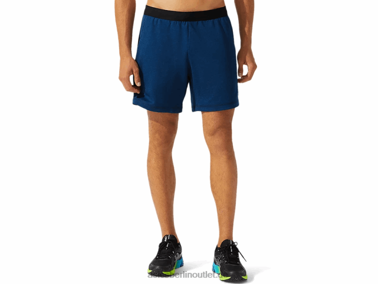 7-Zoll-Strick-Trainingsshorts für Herren BL4N1891Asics französisches blaues Heidekraut