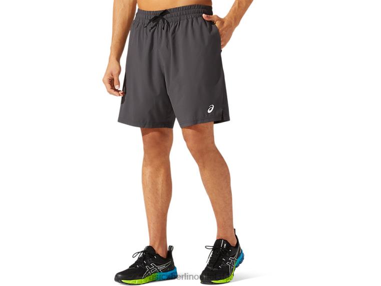 7 Zoll lange, gewebte Zugshorts für Herren BL4N1786Asics Graphitgrau