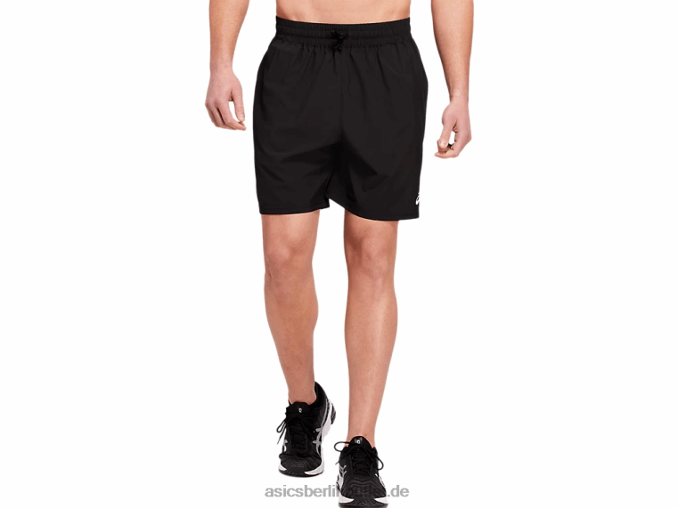 7 Zoll lange, gewebte Zugshorts für Herren BL4N1802Asics Leistung schwarz