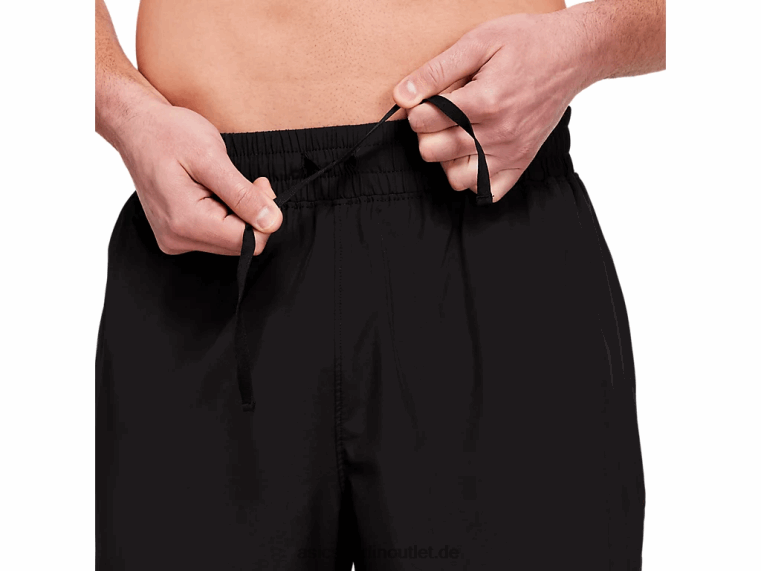 7 Zoll lange, gewebte Zugshorts für Herren BL4N1802Asics Leistung schwarz
