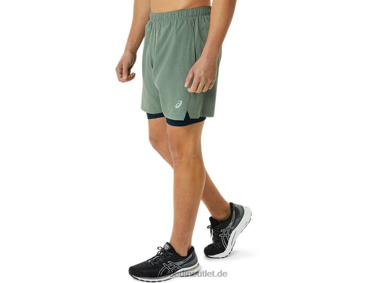 7-in-2-in-1-Shorts für Herren BL4N1352Asics Flechtengrünes Heidekraut/Französisches Blau