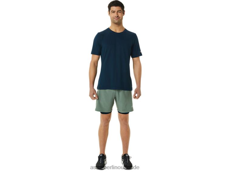 7-in-2-in-1-Shorts für Herren BL4N1352Asics Flechtengrünes Heidekraut/Französisches Blau