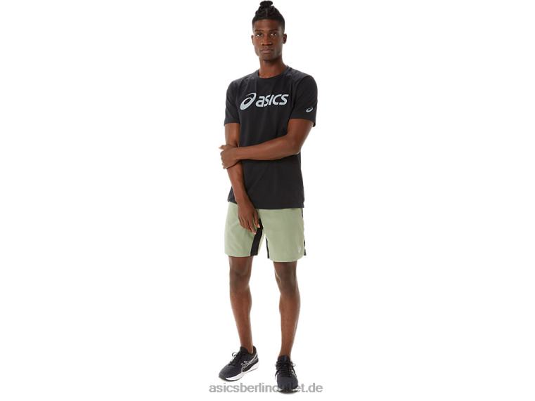 9-Zoll-Mixer-Shorts für Herren BL4N1408Asics Flechtengrün/Performance-Schwarz