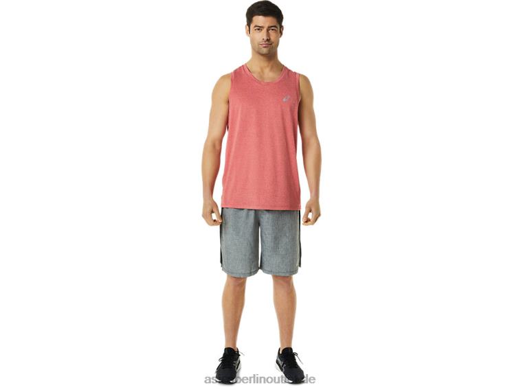 9-Zoll-Shorts für Herren, fertig eingestellt BL4N921Asics dunkelgrau meliert/schwarz