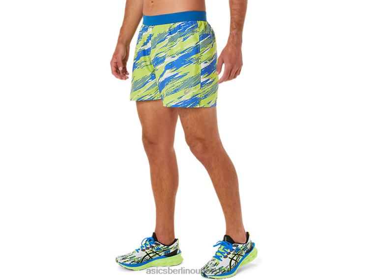 Farbinjektions-Shorts für Herren BL4N1425Asics Gefahr grün