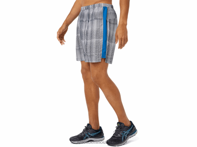 Fertig eingestellte 7-Zoll-Grafikshorts für Herren BL4N1501Asics Französische Blaupause/Lake Drive