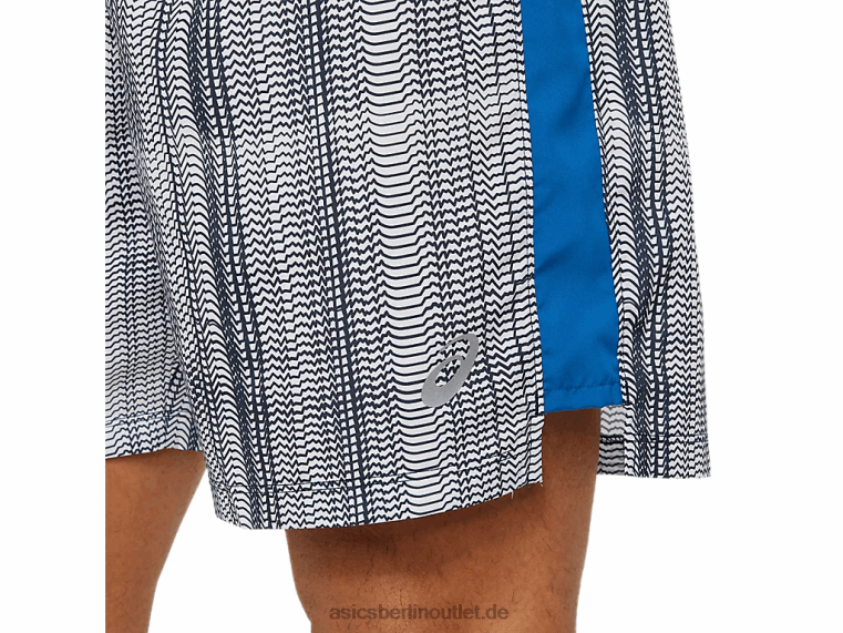 Fertig eingestellte 7-Zoll-Grafikshorts für Herren BL4N1501Asics Französische Blaupause/Lake Drive