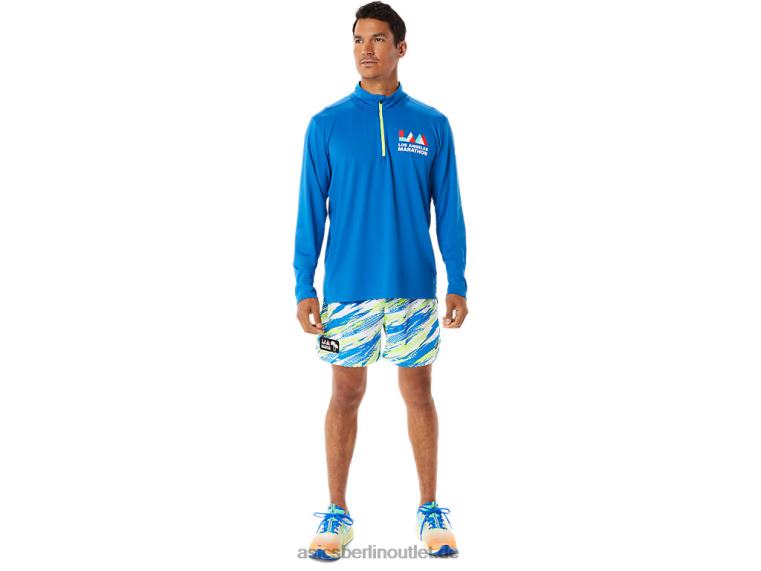 Fertigset für Herren, 5 Zoll, kurze Hose BL4N1341Asics Gefahr grün