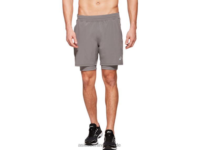 Fietro 7in 2 n 1 Short für Herren BL4N1994Asics Kohlenstoff
