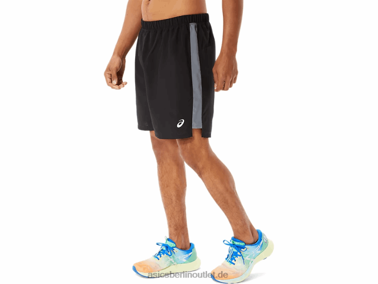 Herren-Fertigset, 7 Zoll kurzes Lam BL4N1344Asics Leistung schwarz