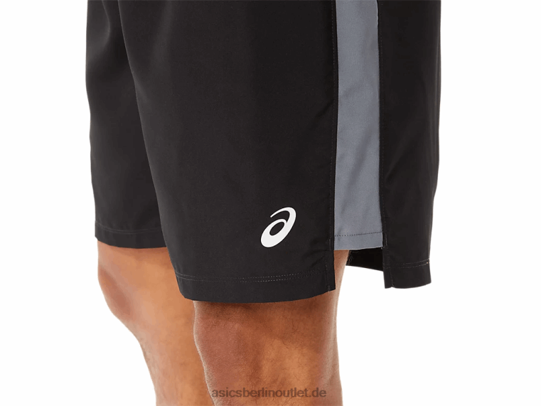 Herren-Fertigset, 7 Zoll kurzes Lam BL4N1344Asics Leistung schwarz