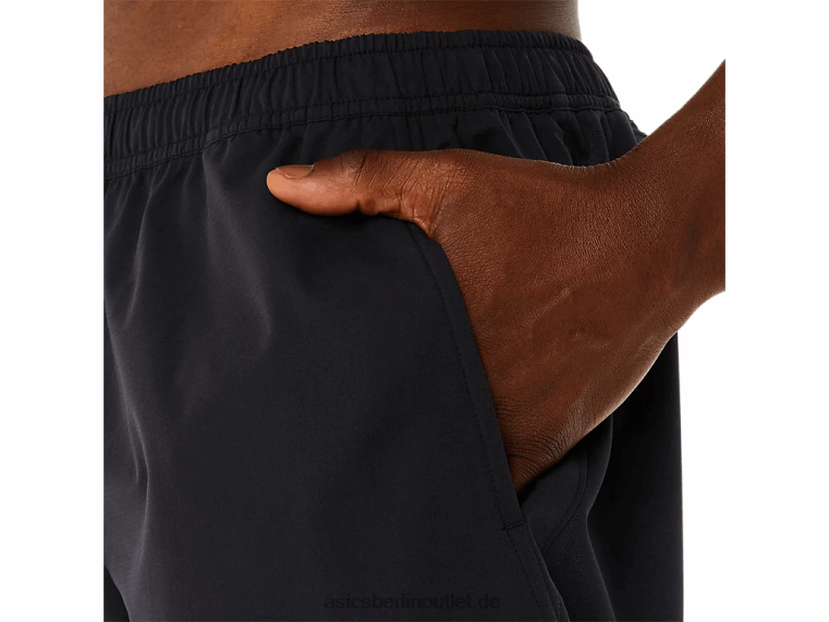 Herren-Hybrid-7-Zoll-Shorts BL4N122Asics Leistung schwarz