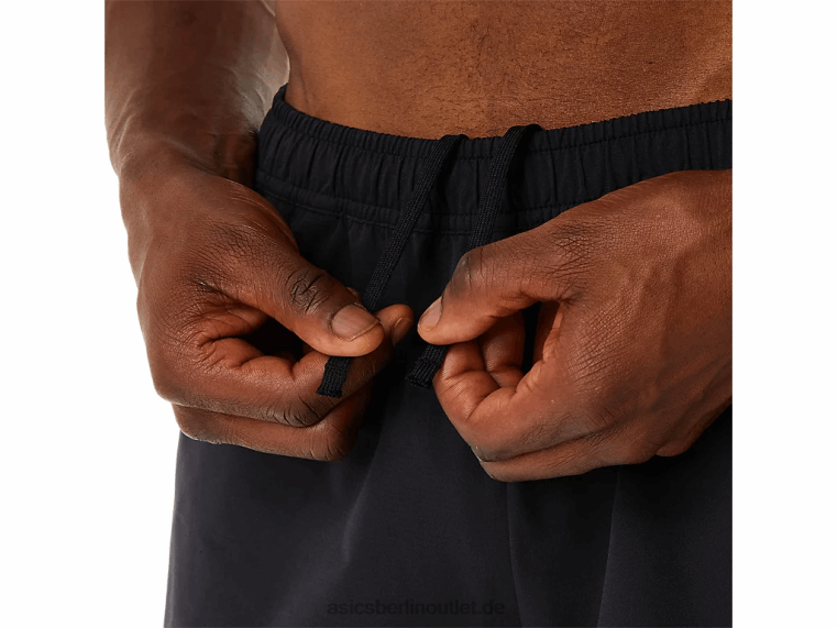 Herren-Hybrid-7-Zoll-Shorts BL4N122Asics Leistung schwarz