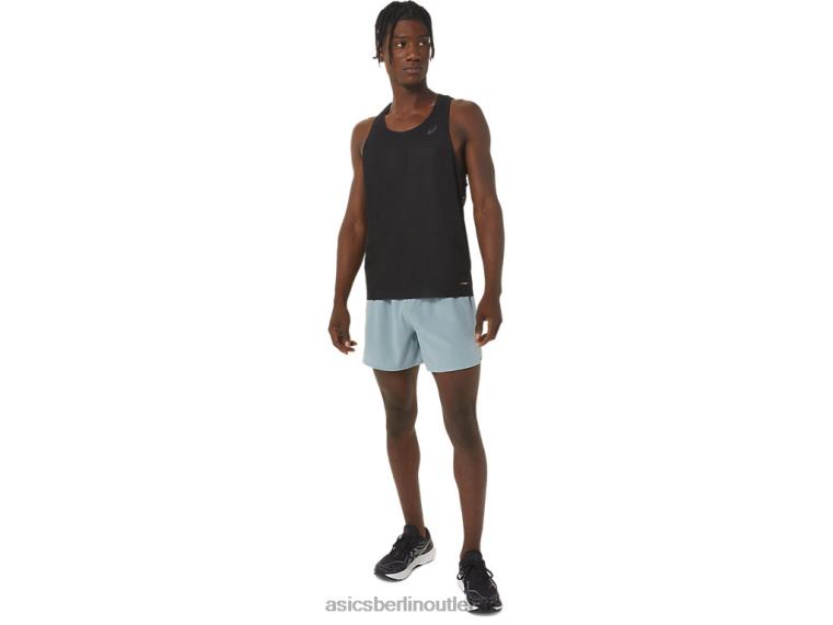 Herren-Lüftungsshorts in 5 Zoll Länge BL4N1060Asics leichter Stahl