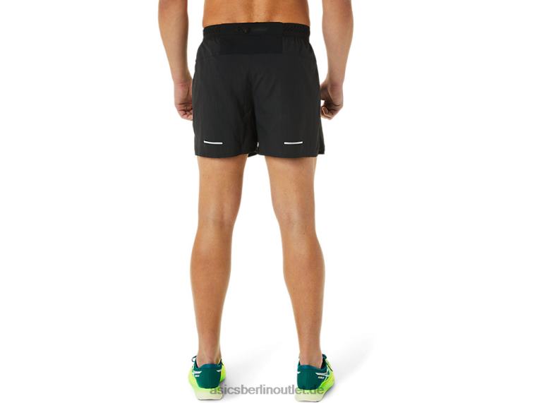 Herren-Lüftungsshorts in 5 Zoll Länge BL4N1061Asics Leistung schwarz