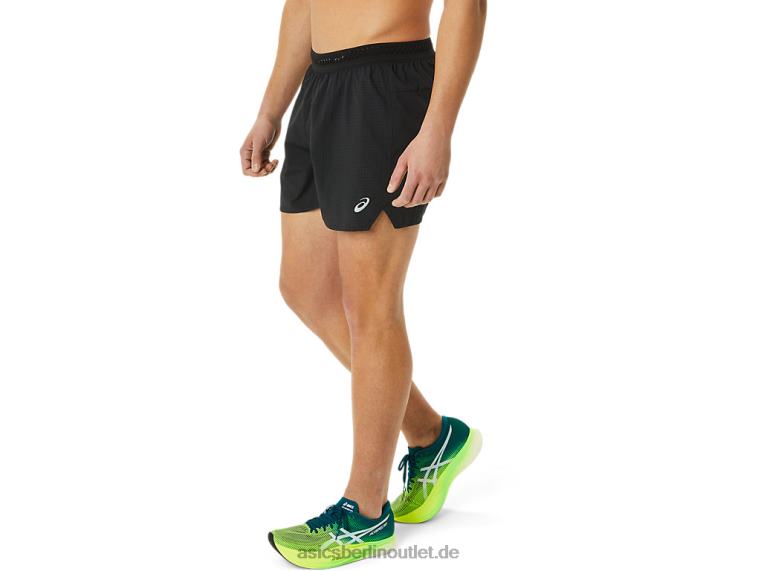 Herren-Lüftungsshorts in 5 Zoll Länge BL4N1061Asics Leistung schwarz