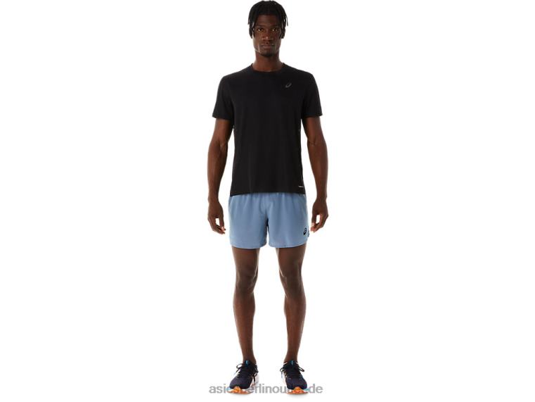 Herren-Lüftungsshorts in 5 Zoll Länge BL4N35Asics Stahlblau