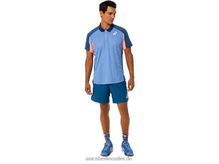 Herren-Match-Shorts, 7 Zoll BL4N1491Asics helles Indigo