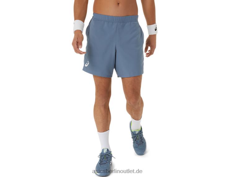 Herren-Match-Shorts, 7 Zoll BL4N473Asics Stahlblau